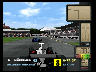 F-1 World Grand Prix II (Europe) (En,Fr,De,Es) In game screenshot